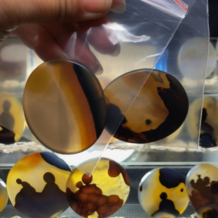 合金玛瑙/玉髓珠宝奇石冷*河102有瑕