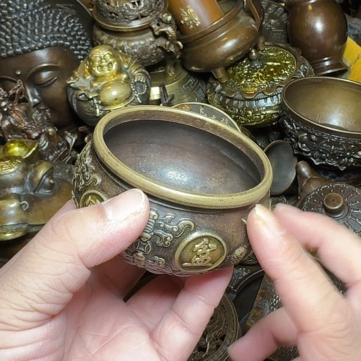 铜器摆件收收藏藏