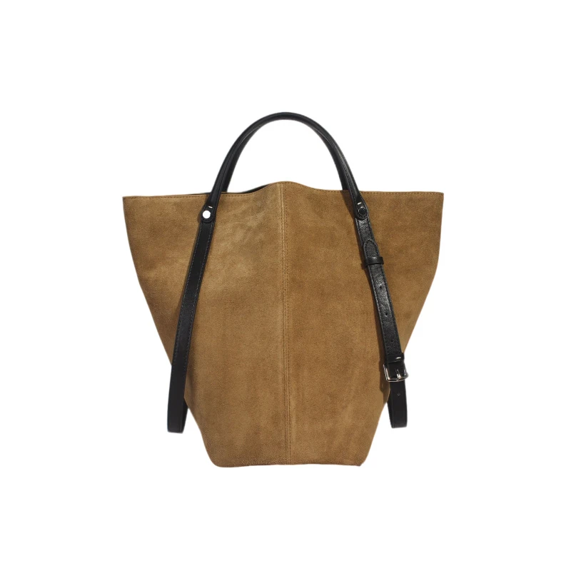 新款韩版小众设计百搭手提包BK-2031M-棕色