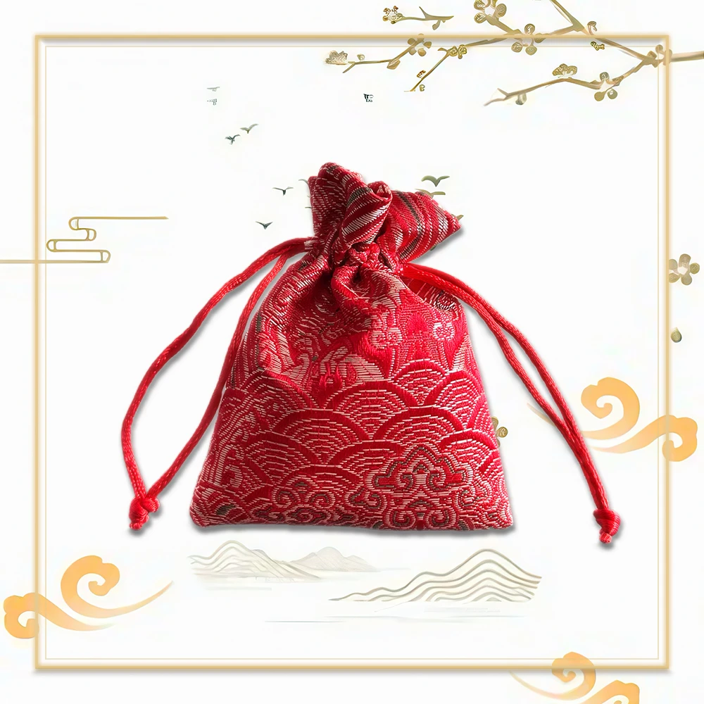 手绘卡【2026炎黄提福】传统布艺祝福福袋挂饰家用装饰文创正品流程