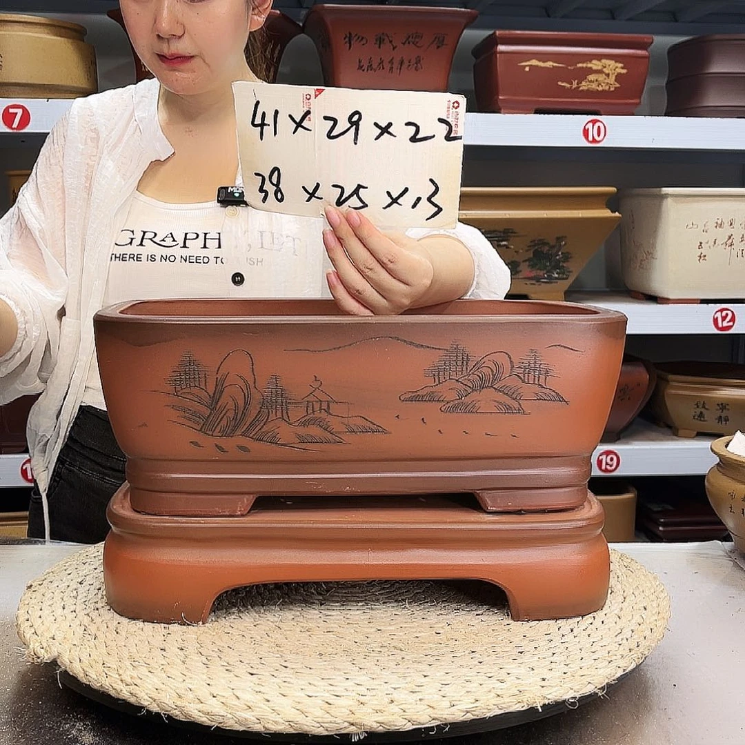 紫砂花盆紫砂花盆