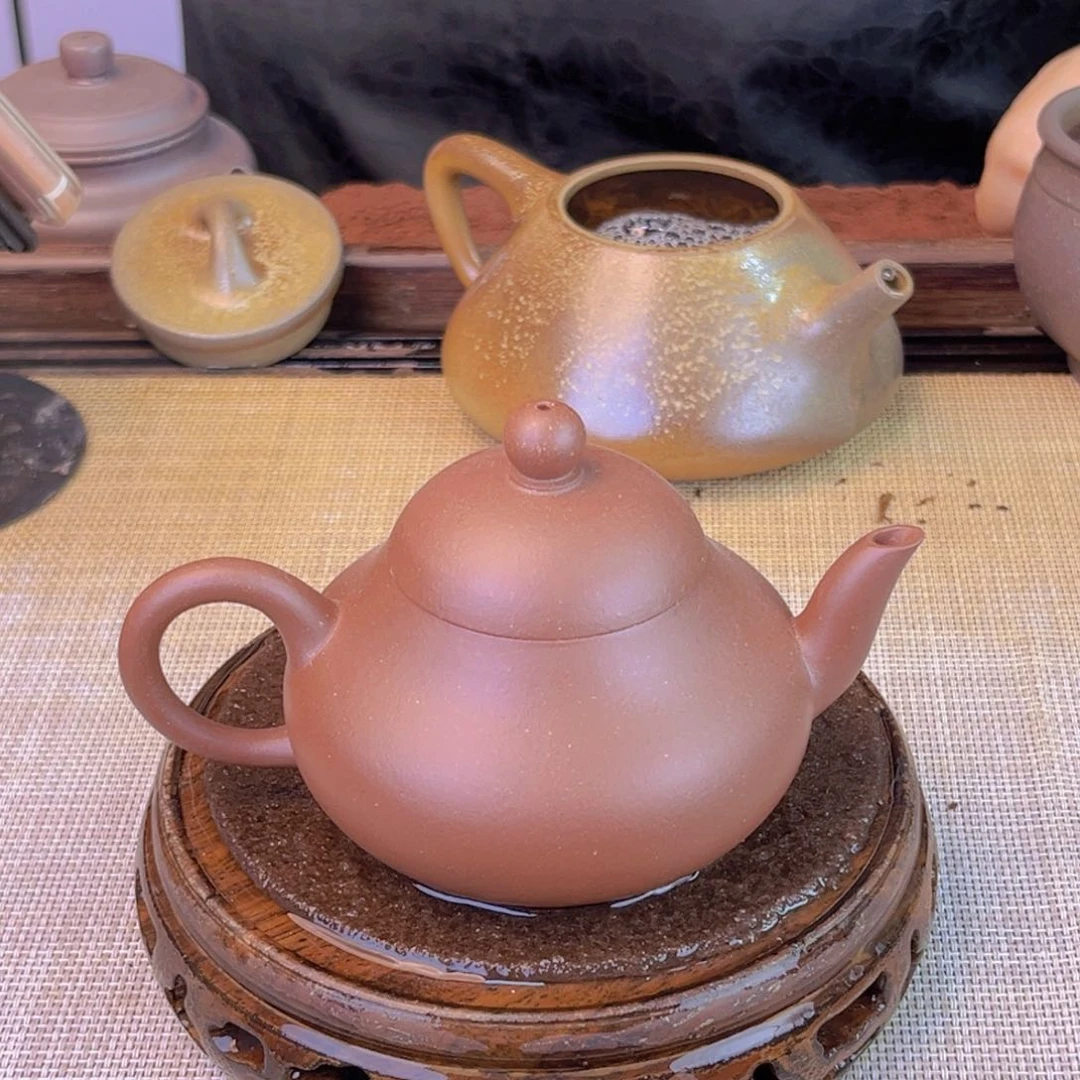 茶壶紫砂宜兴紫砂底槽清180cc