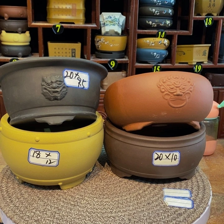 紫砂花盆紫砂花盆