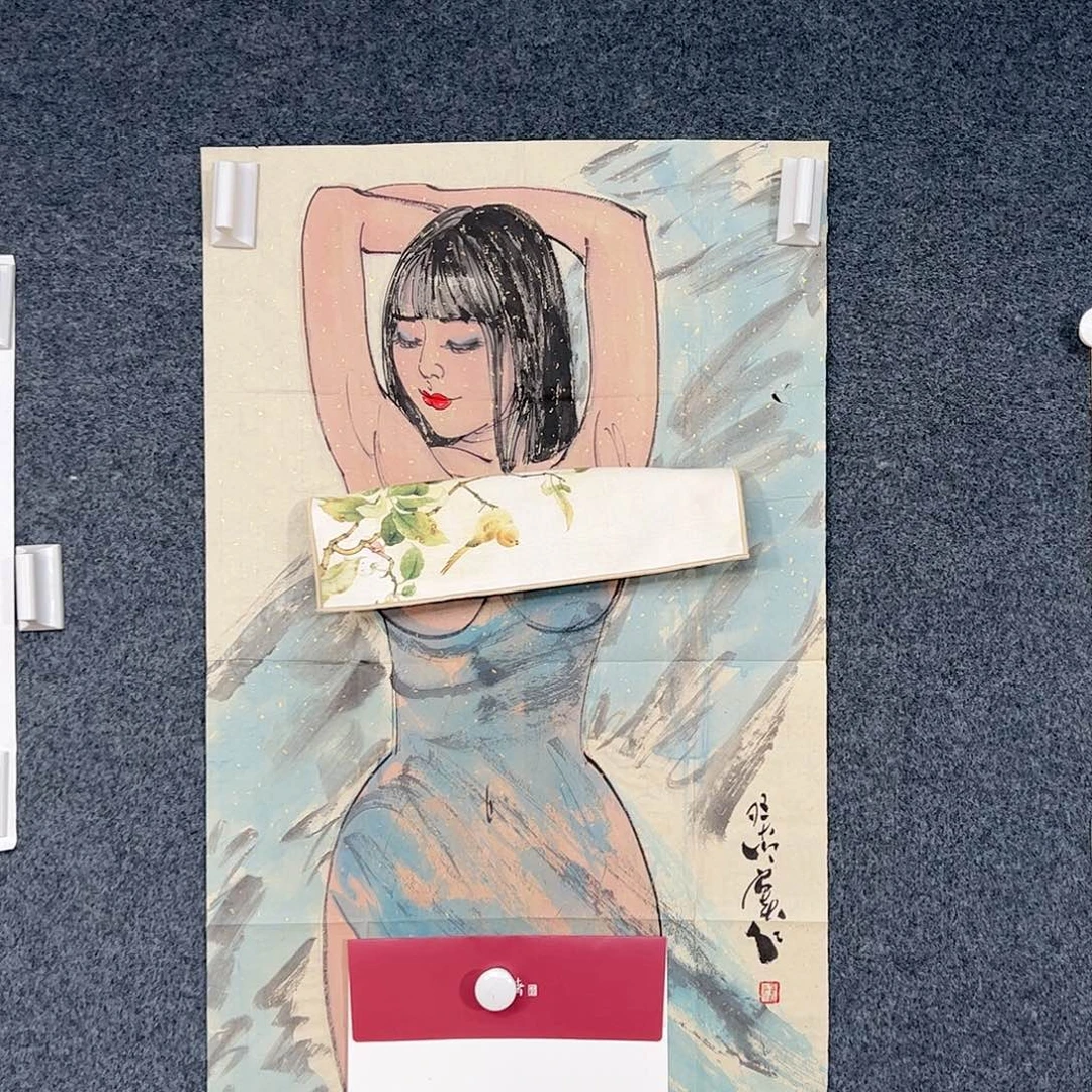 国画（g87132）美人图 书画