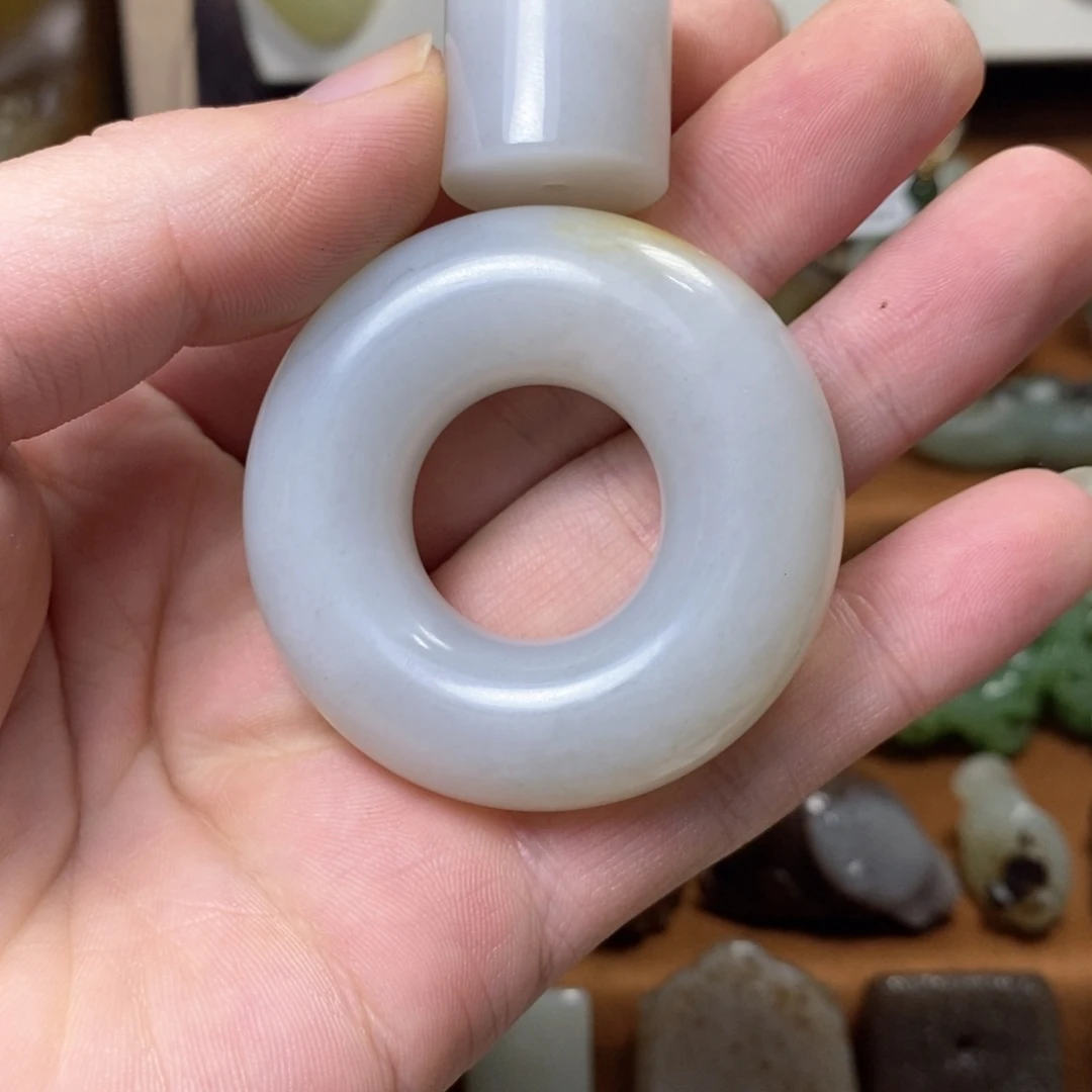 和田玉未镶嵌颈饰21