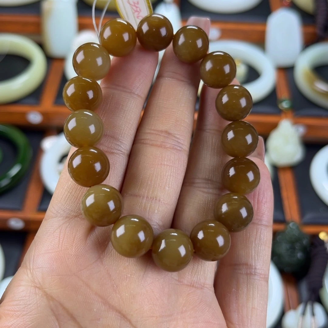 手链未镶嵌和田玉（糖玉）春****你