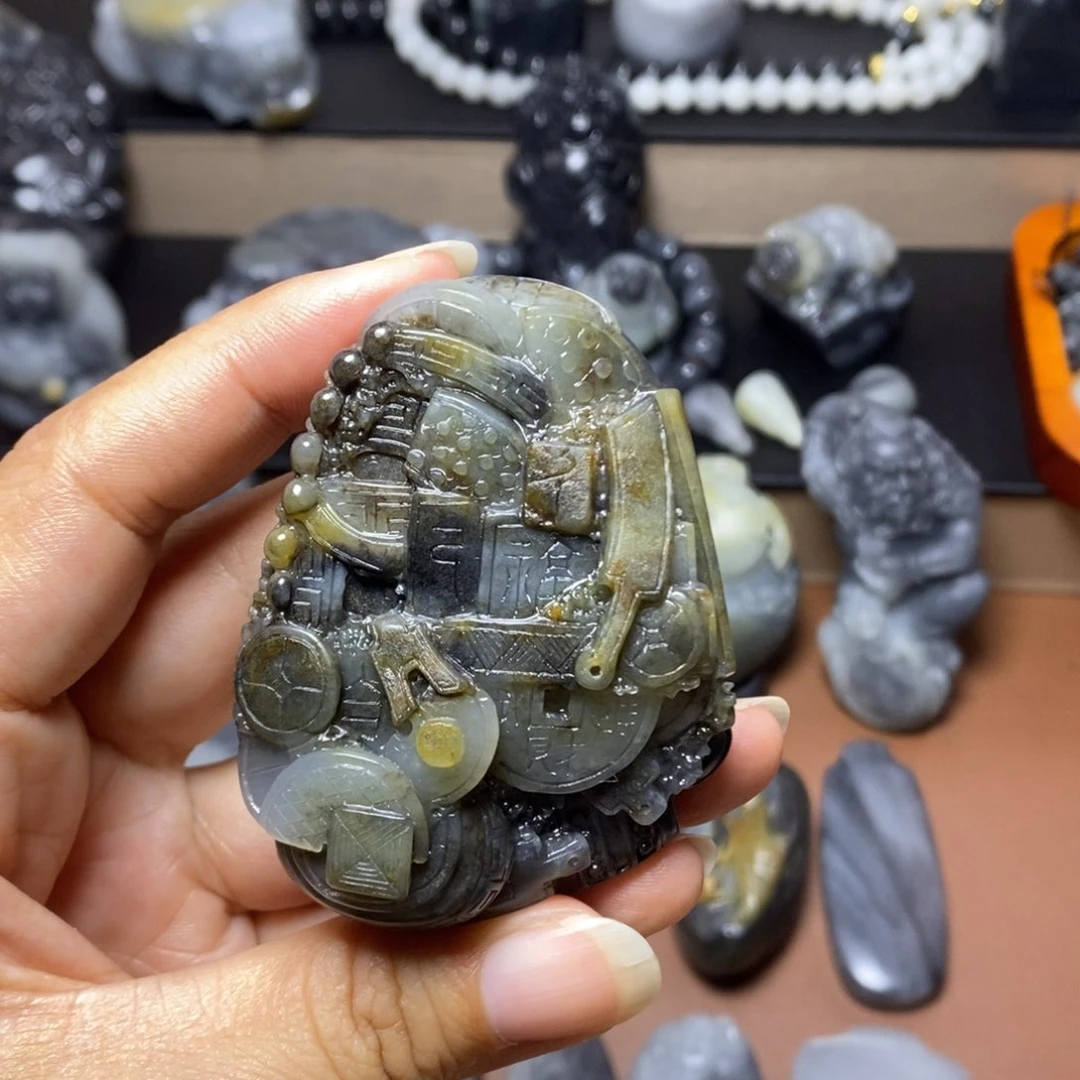 颈饰未镶嵌和田玉