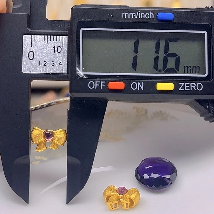 银S925镶嵌颈饰紫晶紫晶925镶嵌110