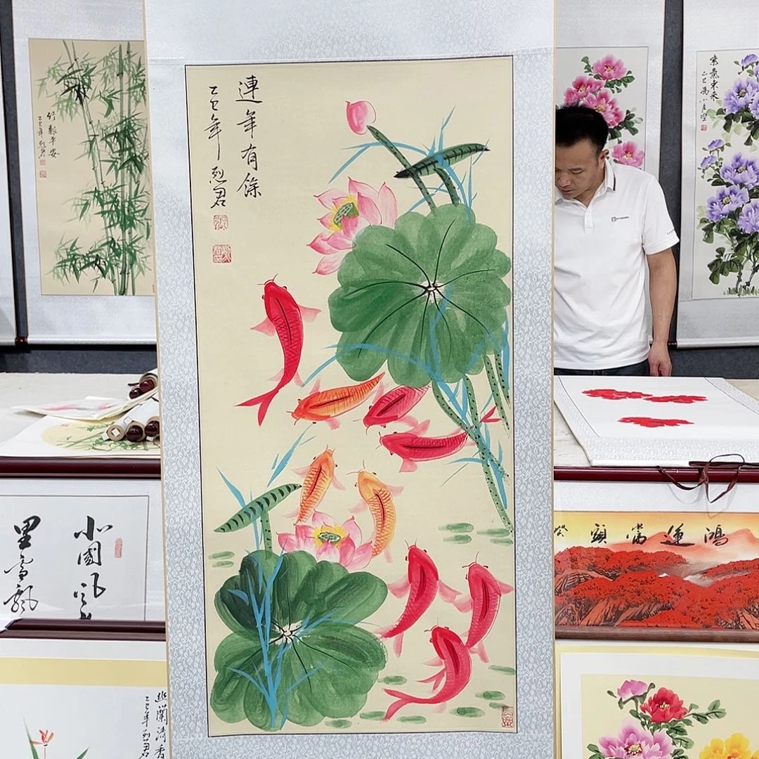 国画手绘画绘画作品