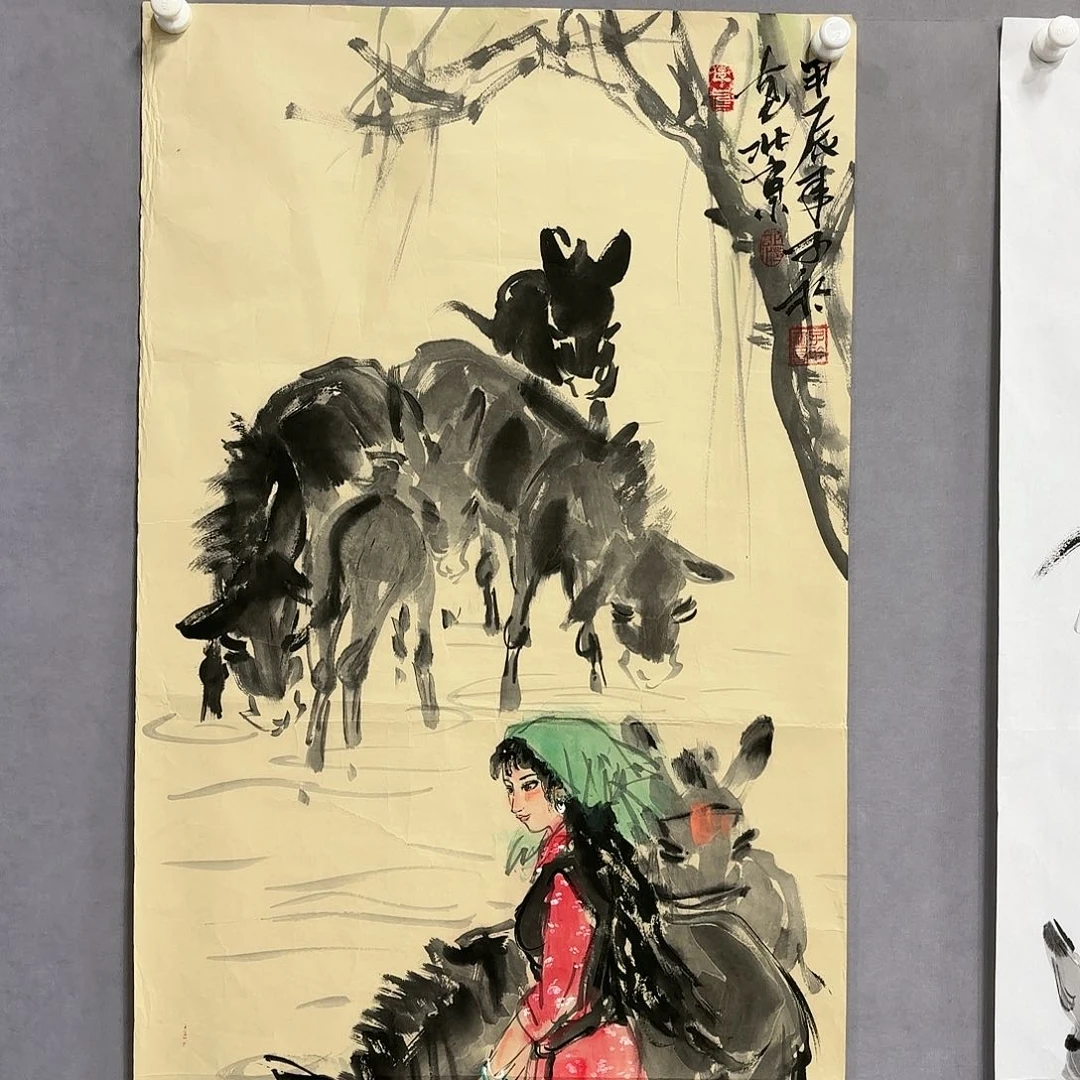 国画国画纯手绘作品请放心去藏