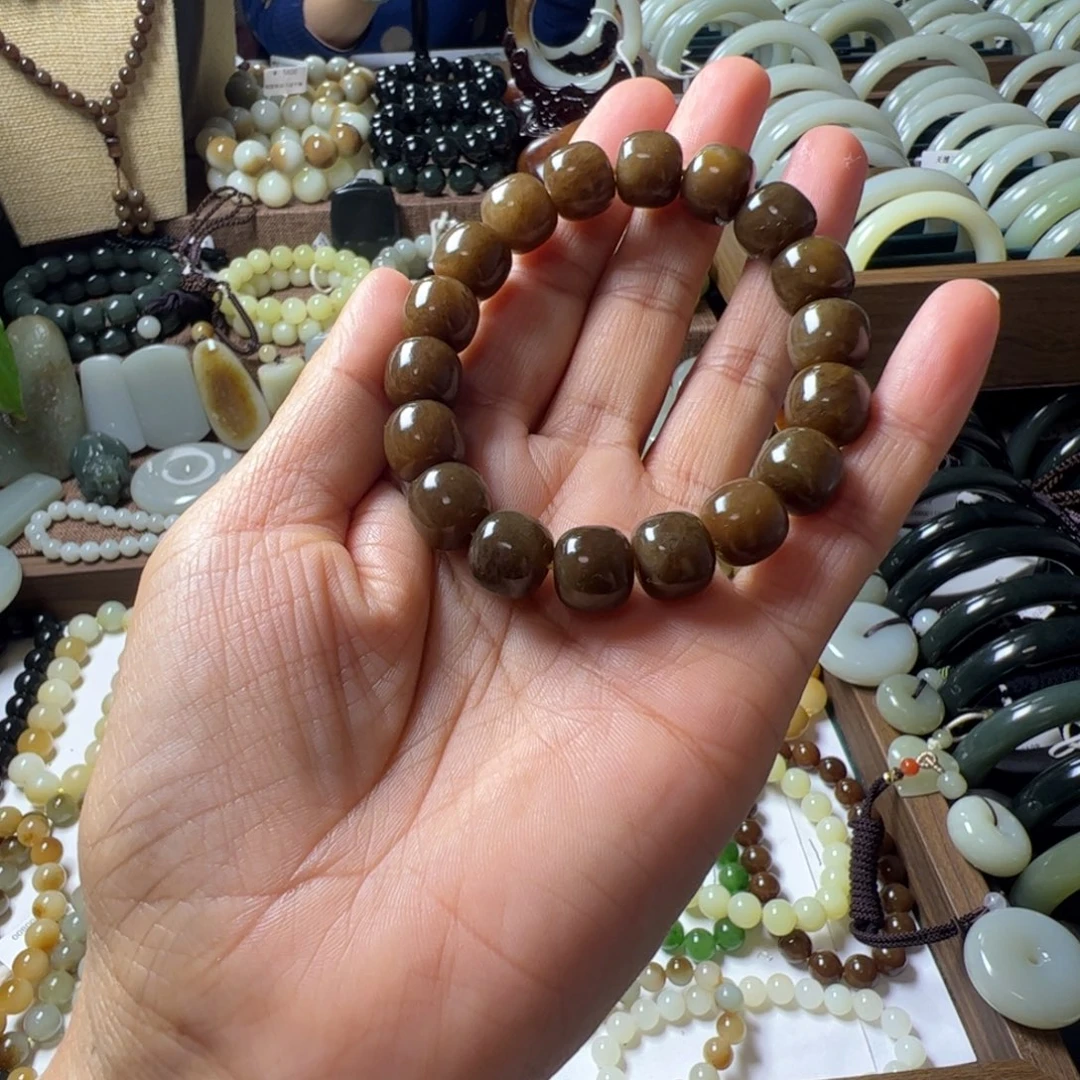 和田玉未镶嵌手链