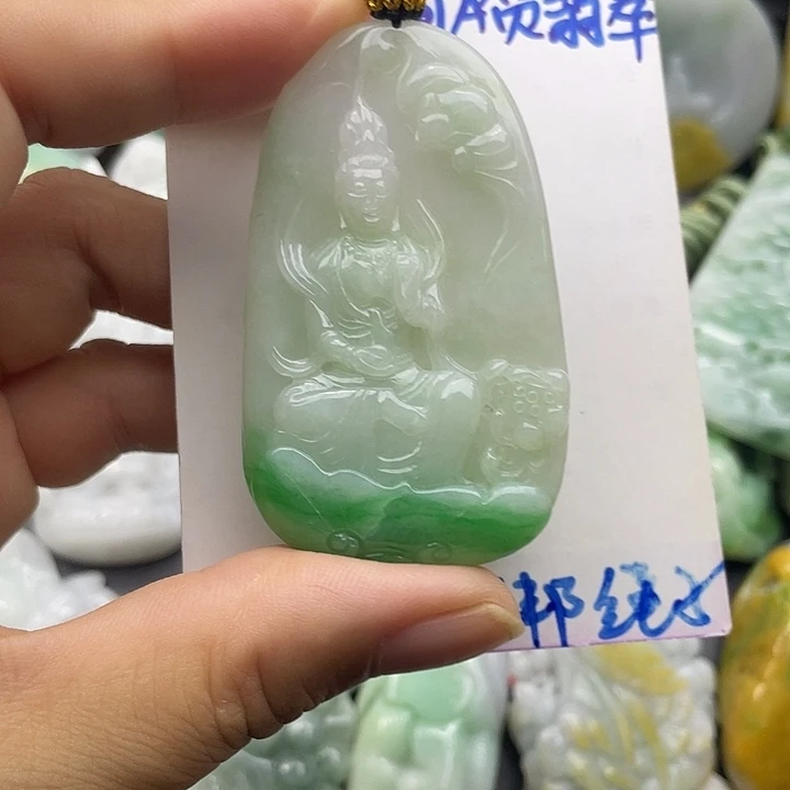 翡翠未镶嵌颈饰天然翡翠