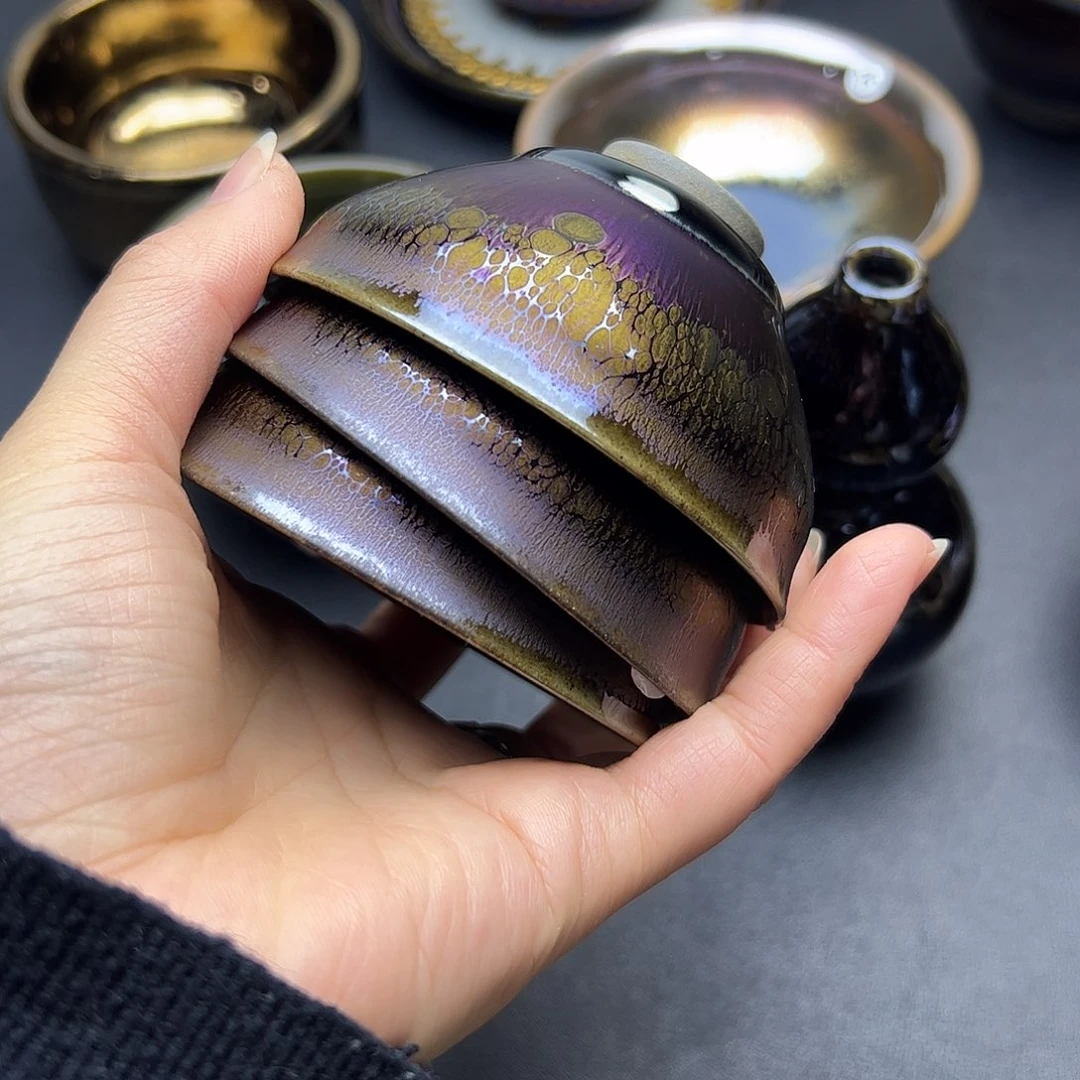 茶盏建窑建盏主人杯