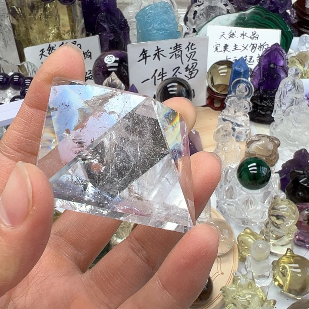 水晶水晶摆件未镶嵌猩*