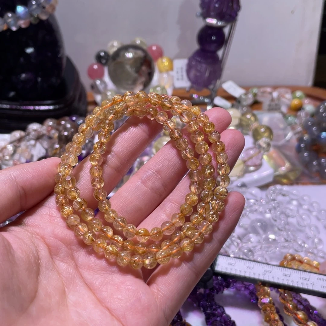 水晶未镶嵌手链天然