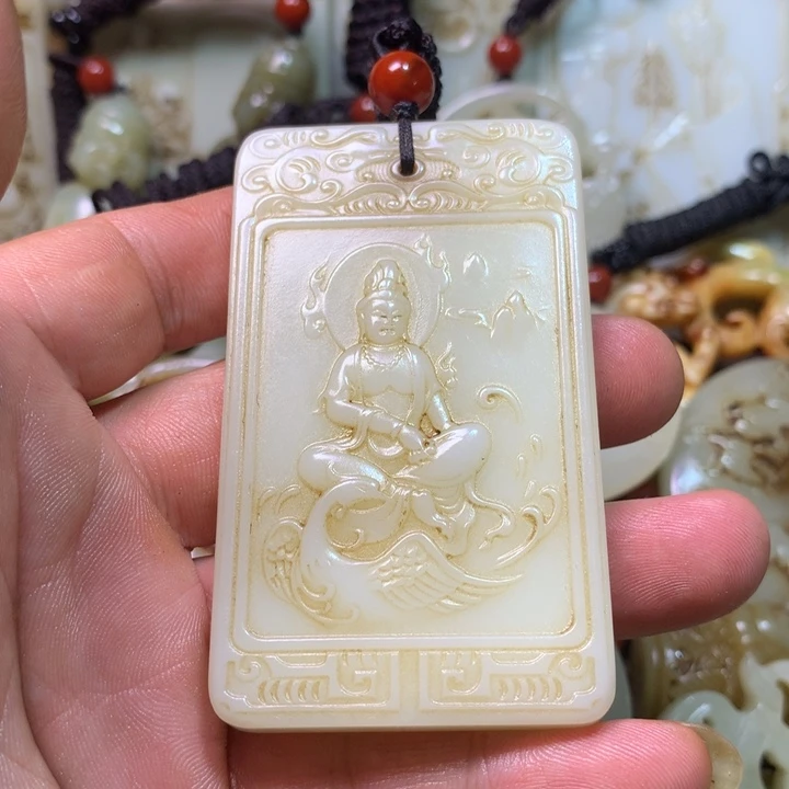 和田玉未镶嵌挂件用****5