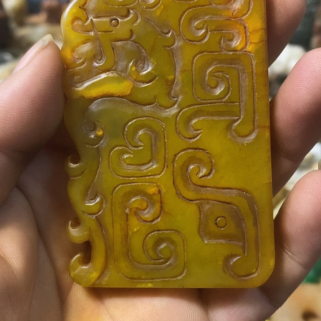 和田玉（糖玉）未镶嵌挂件