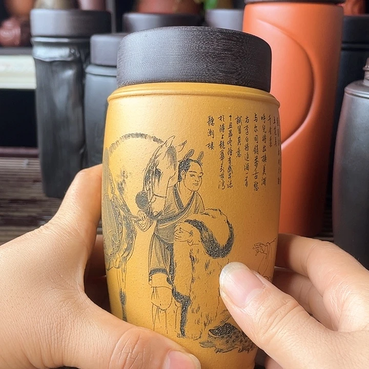 随***6紫砂茶杯宜兴紫砂茶具