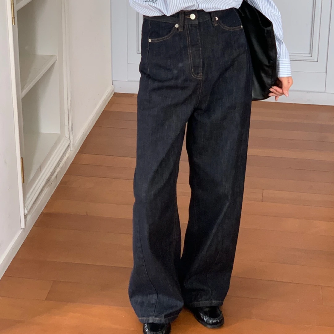 邻居镰刀原色牛仔 固色不掉色  ！ 裤长 106