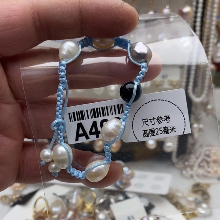 合金颈饰淡水珍珠492