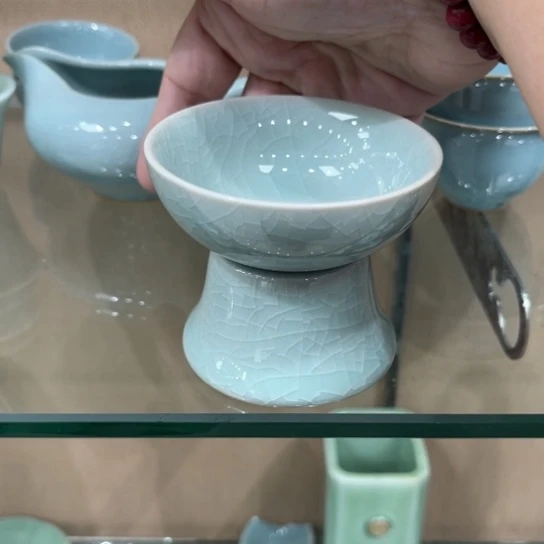 瓷片陶瓷茶具汝瓷茶具