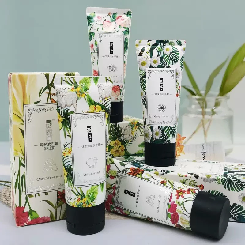 雏菊玫瑰栀子花绵羊油护手霜滋润补水保湿防干裂清爽不油腻