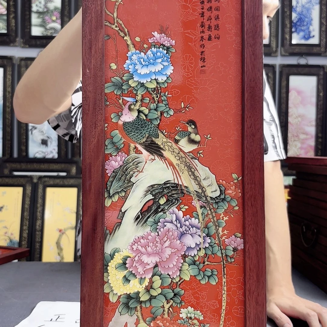 摆件景德镇陶瓷瓷板画