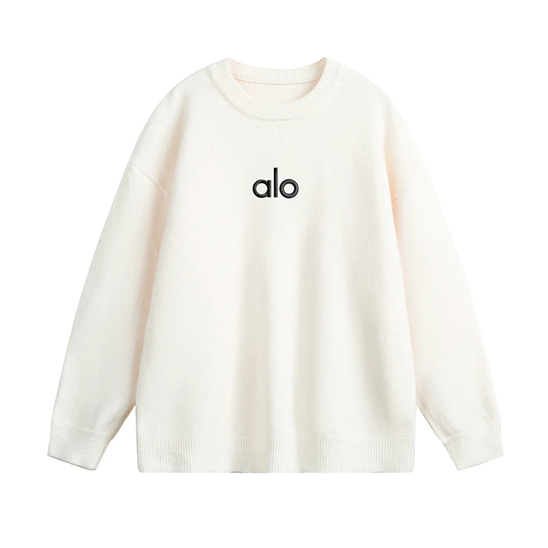 DeweLvum新款潮流纯色简约时尚百搭休闲舒适宽松圆领长袖毛衣男士