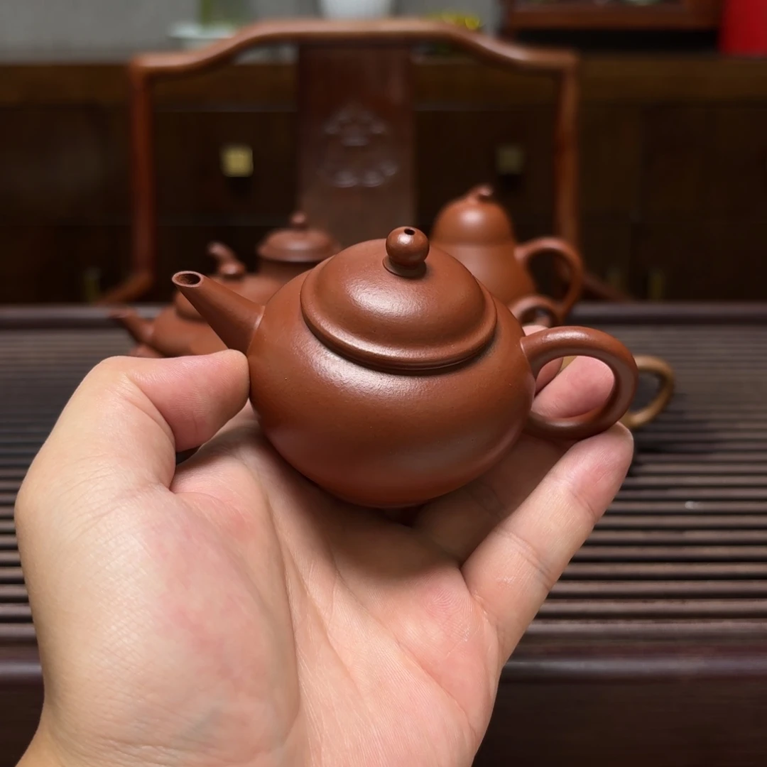 壹***凡茶壶紫砂壹梵小号水平