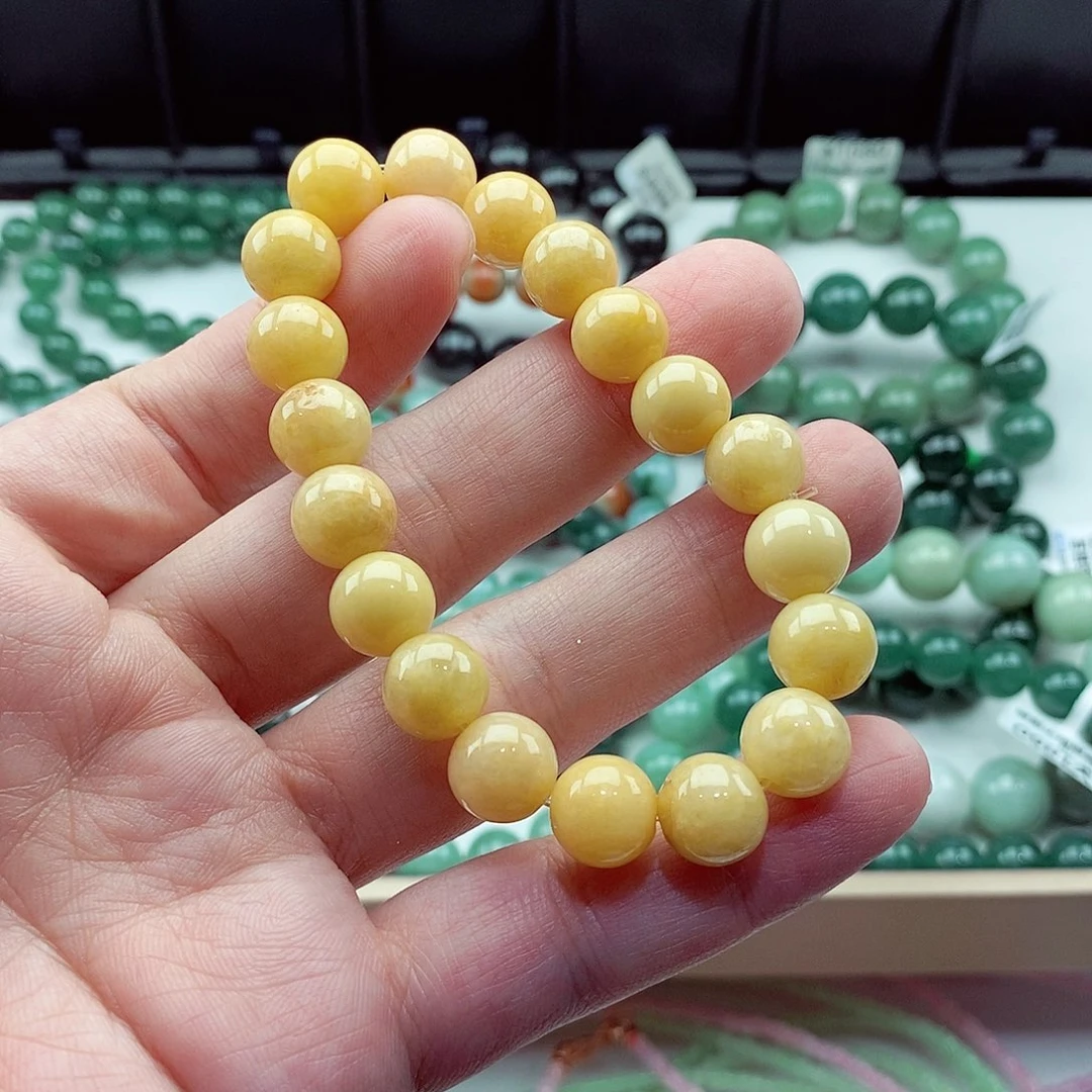 翡翠未镶嵌毛衣链