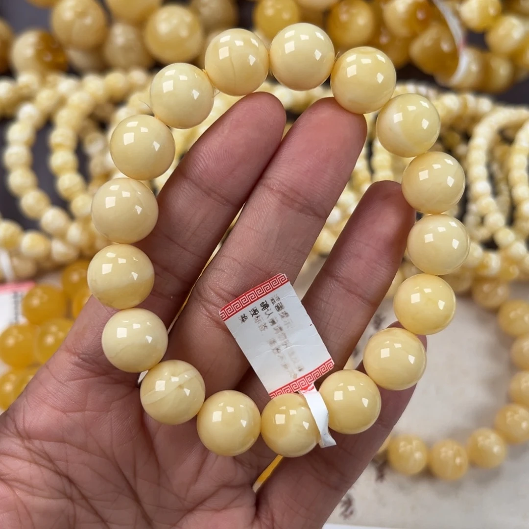 未镶嵌琥珀手链19.4手串