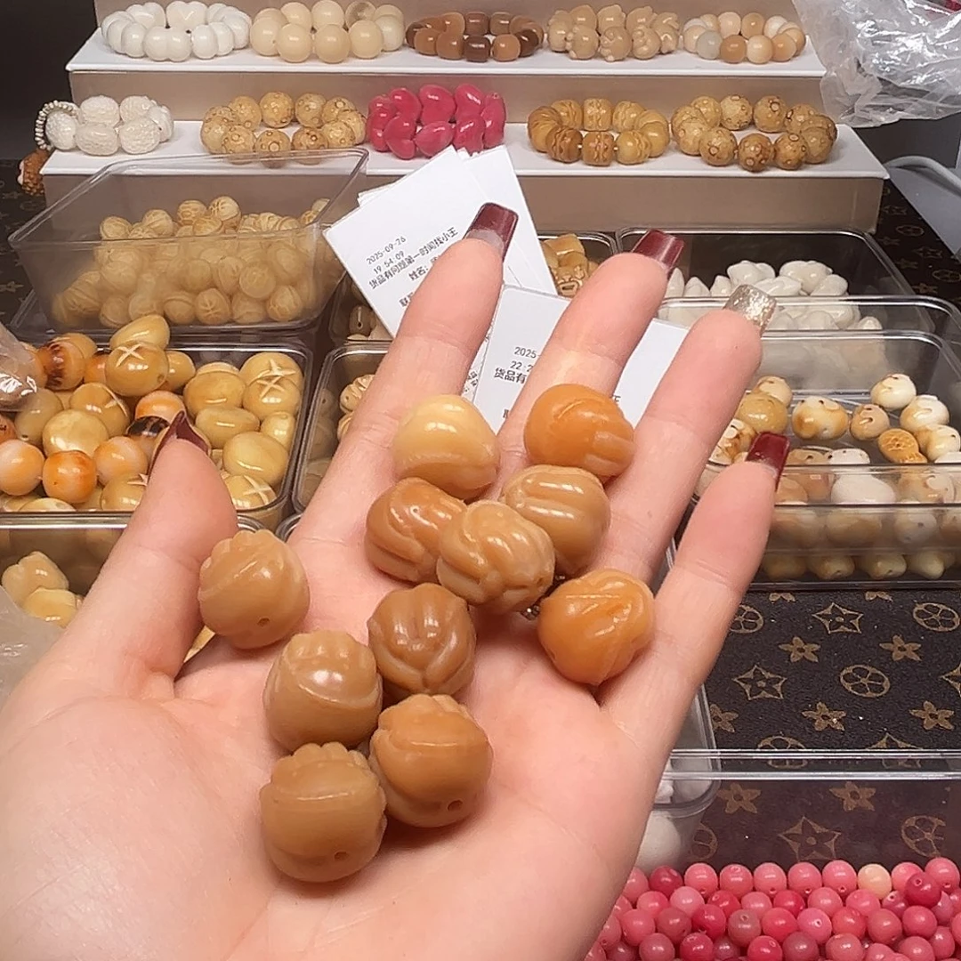 菩提根/象牙果手串卡18左右胖佛手12颗