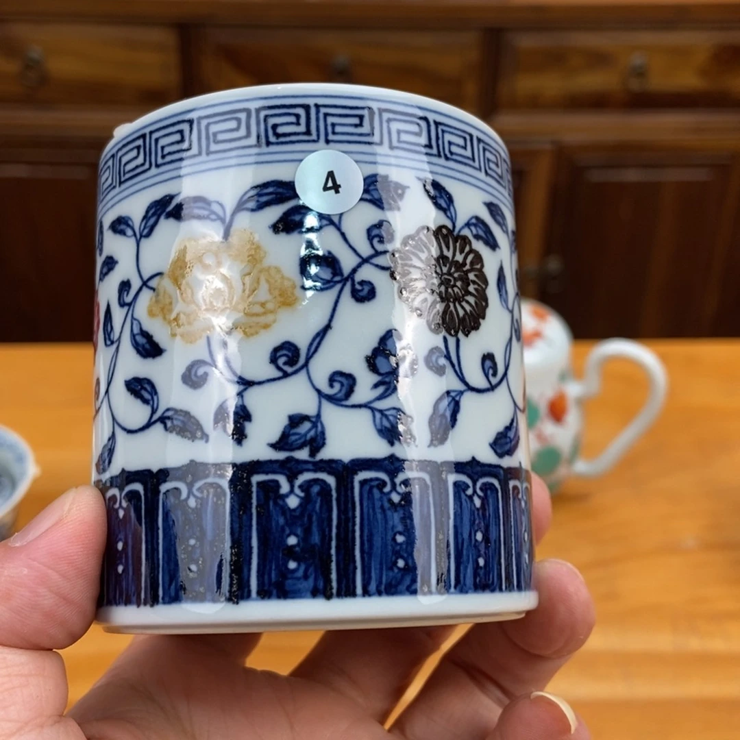 手绘茶具现代品非古董