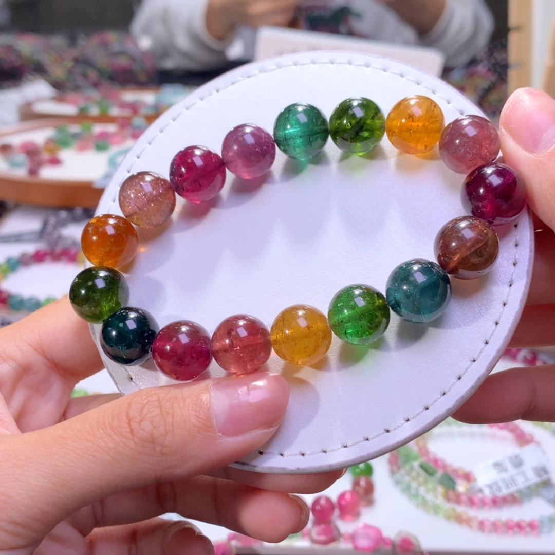 【闪购商品】未镶嵌手串碧玺13mm左右