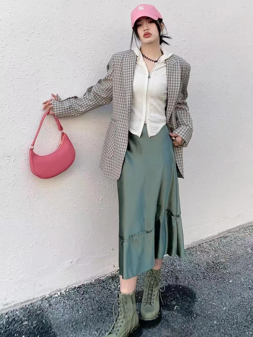 斯文鱼尾长裙（不含配饰）-0470