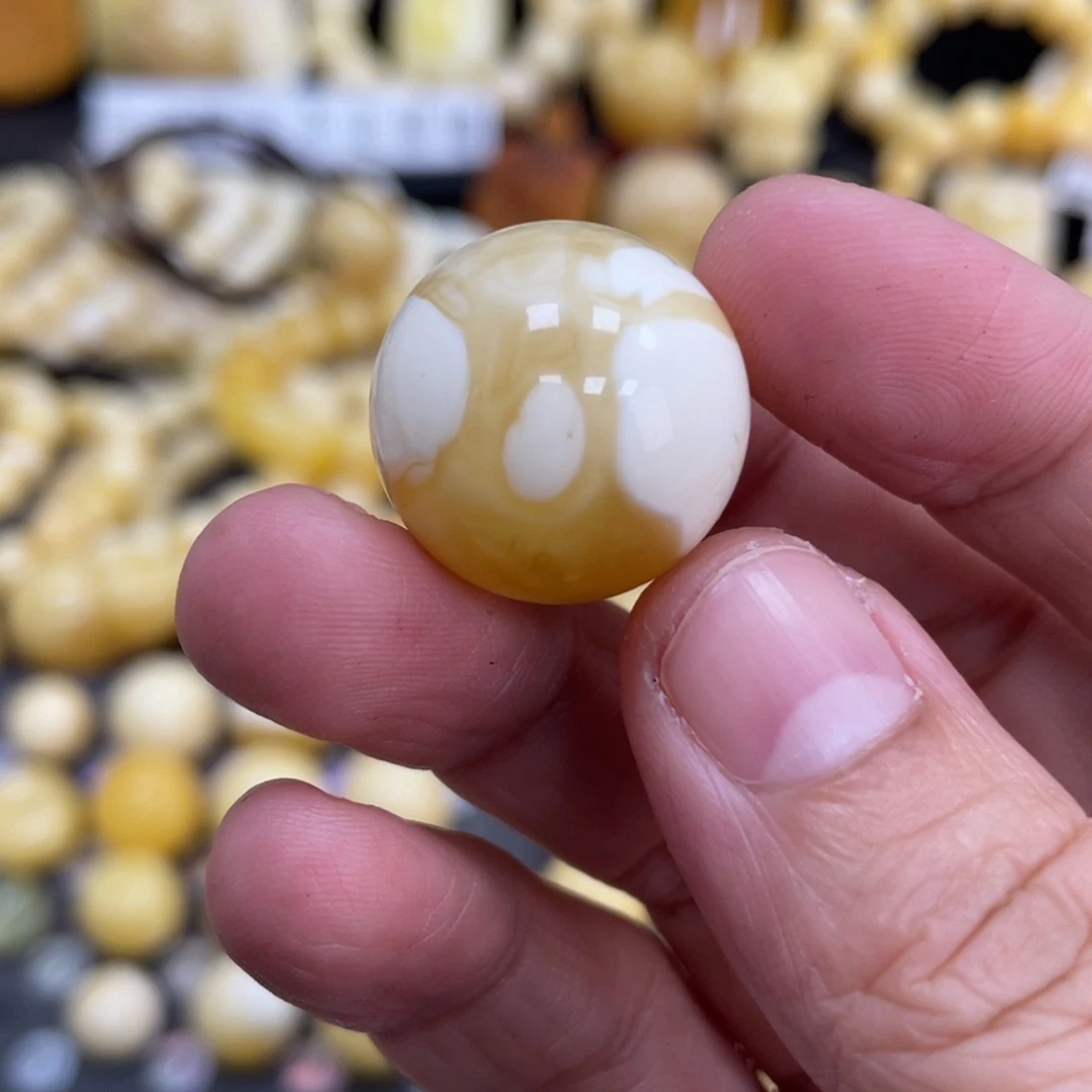 琥珀珠宝奇石未镶嵌精*20.5mm