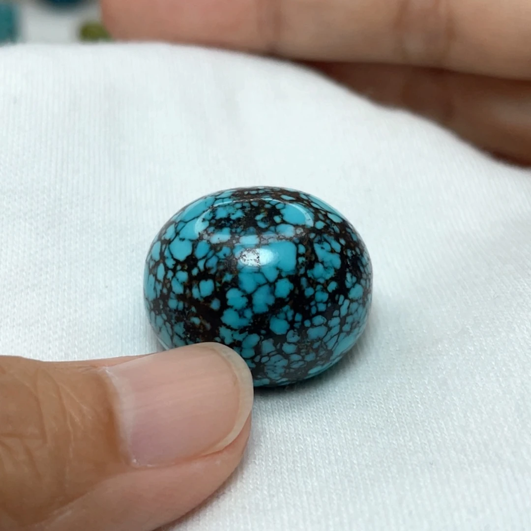 未镶嵌绿松石珠子
