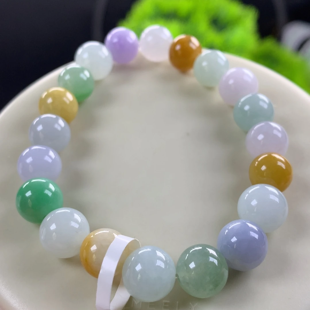 翡翠未镶嵌手链卡9.6