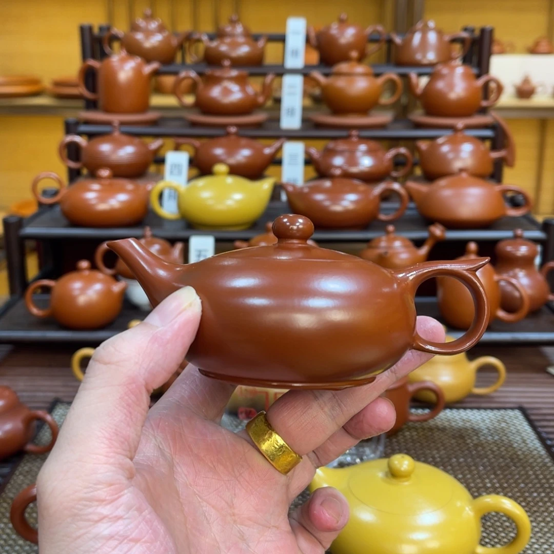 z***m茶壶紫砂潮州手拉壶