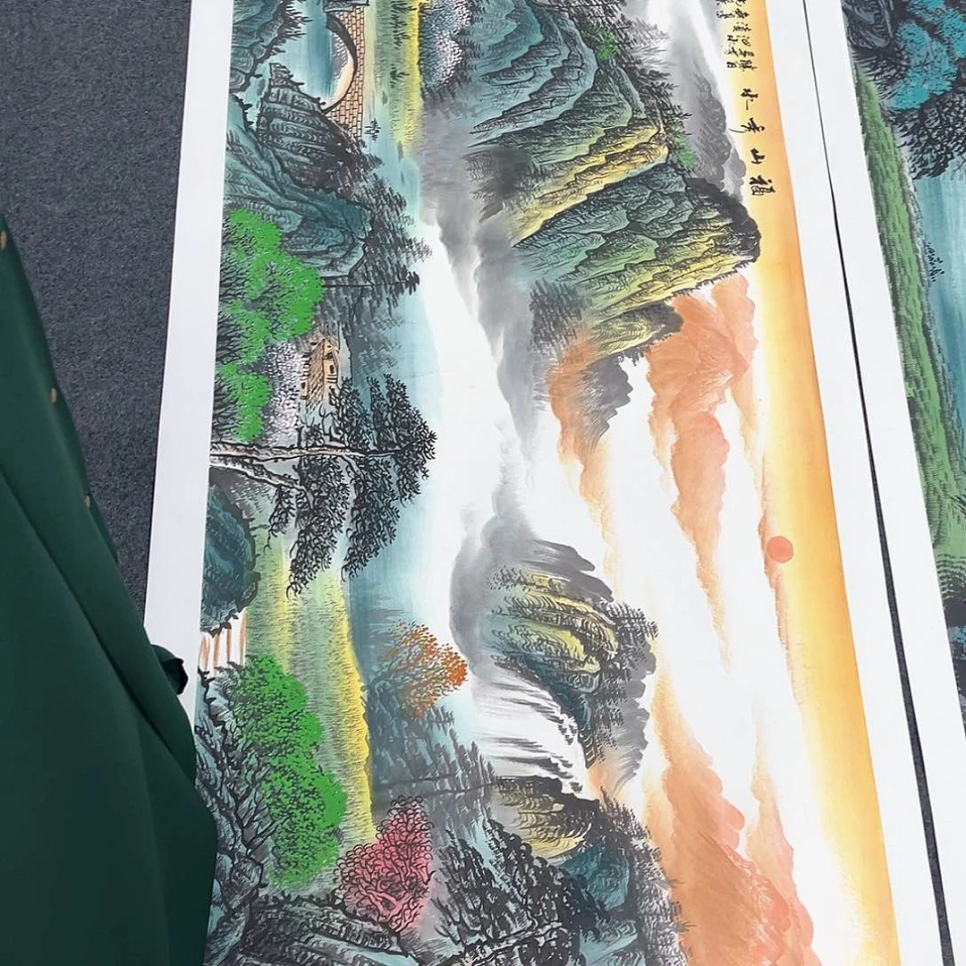 国画云*飘宣纸国画作品纯手绘