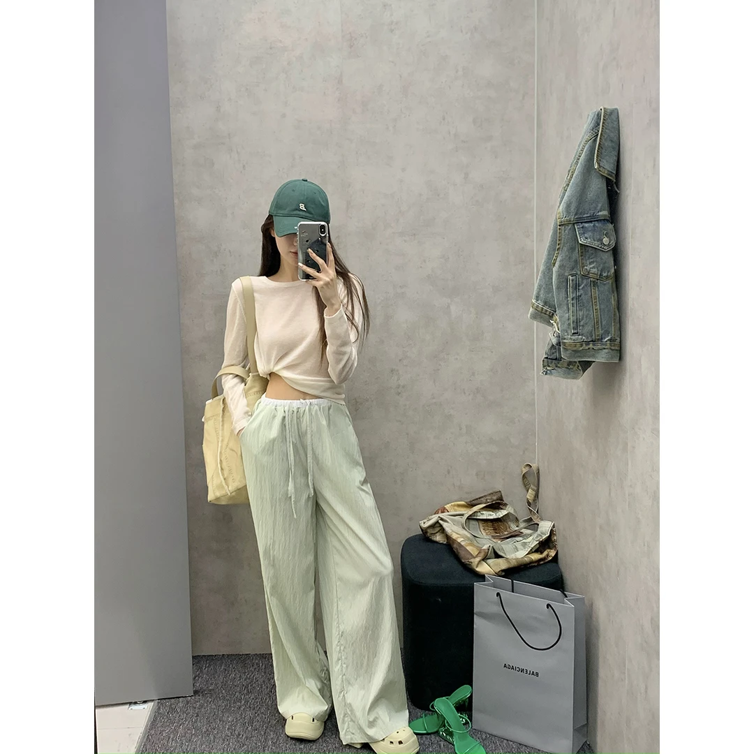 FORNI × YOYO 素色心情 多色轻薄打底衫休闲时尚长袖百搭纯色