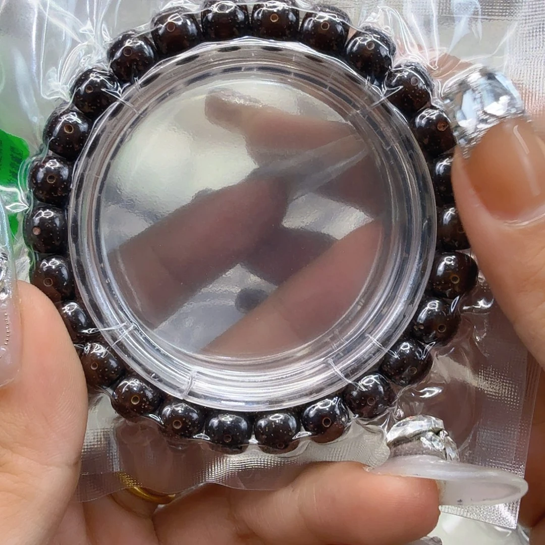 手串星月菩提90傲视黑筋遇华星月菩提98桶单圈