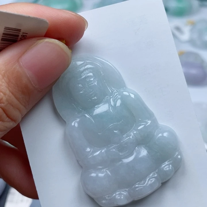 翡翠颈饰未镶嵌尺寸48/32/5.7