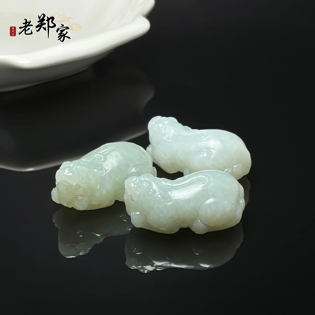 【老郑家】和田玉貔貅挂件 多样性发1件 约38*24*16mm