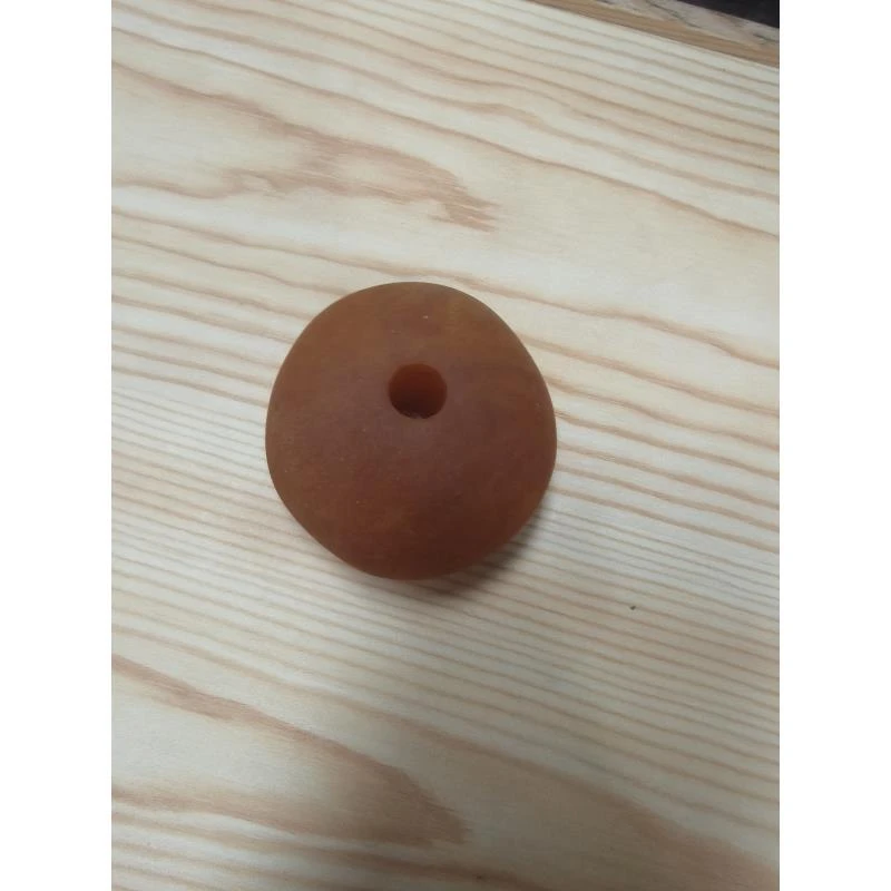 定制木墩平安扣红色-4565