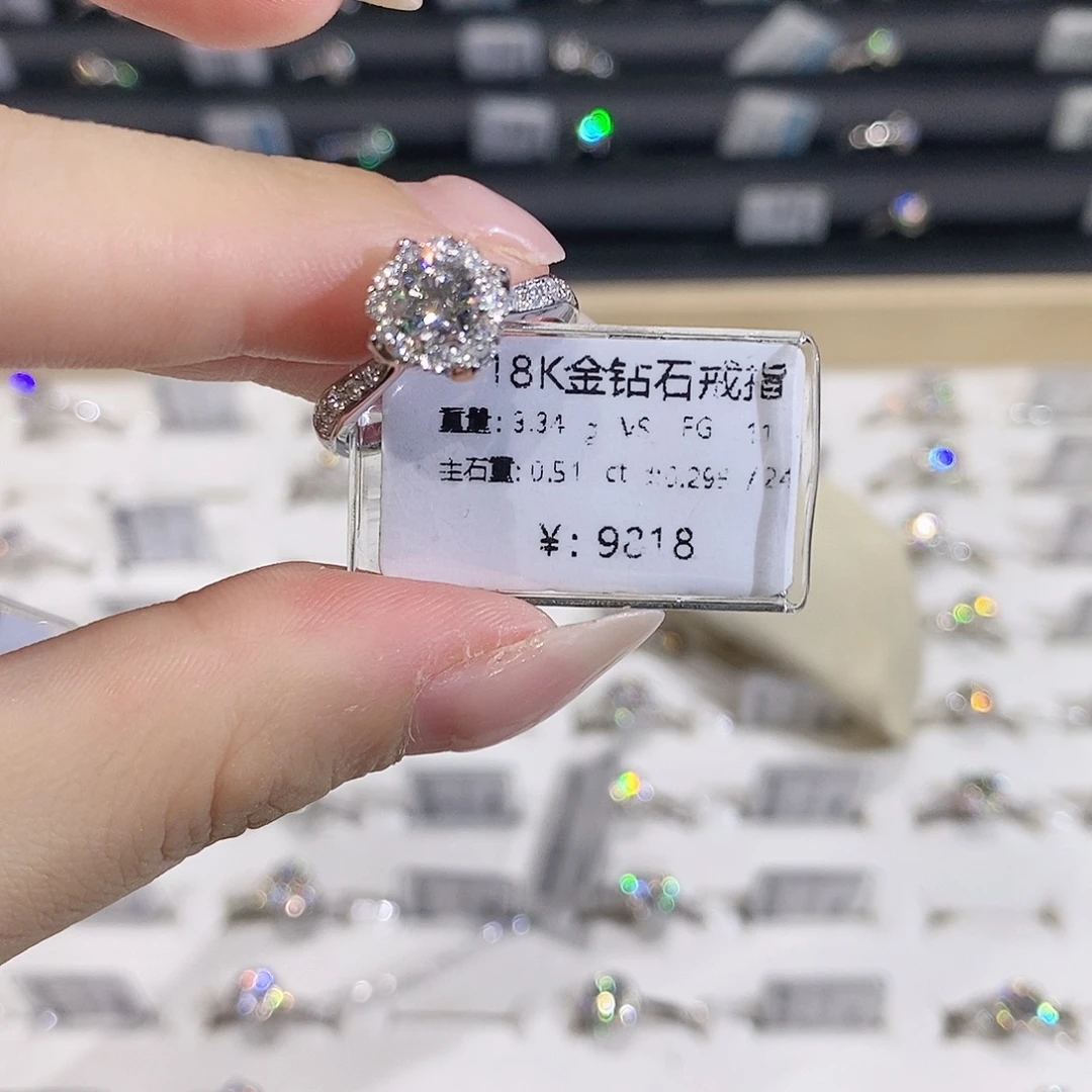 @****戒指/指环钻石18K金镶嵌