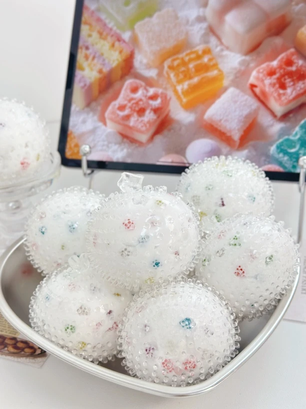 新款刺儿球·彩虹炸弹砂糖杨梅球