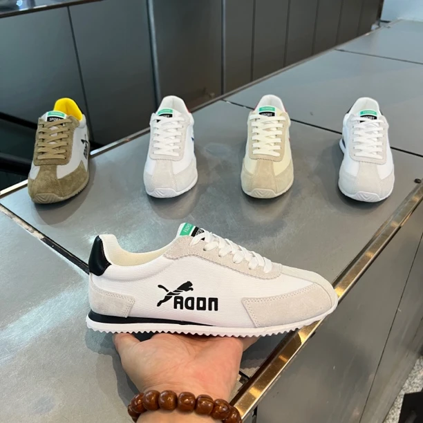 2025夏季新款男鞋舒适百搭休闲鞋男士阿甘鞋低帮板鞋