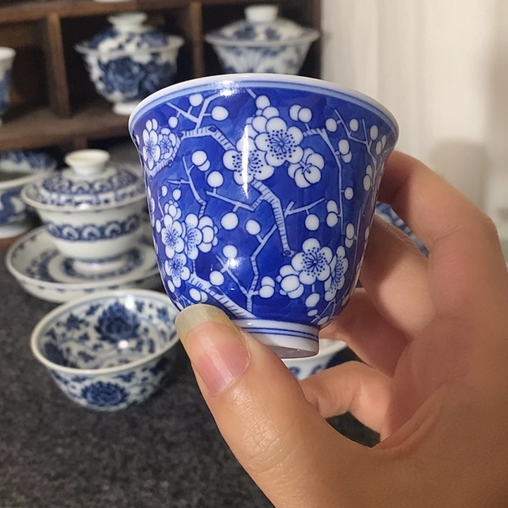瓷【福利】冰梅铃铛杯
