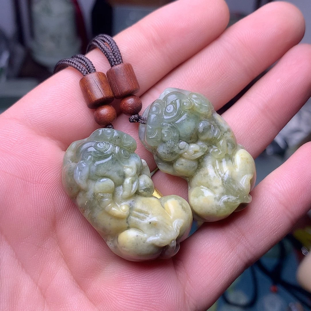 未镶嵌岫玉岫玉手把件挂件